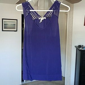 BCBGeneration strappy purple tank top sz M